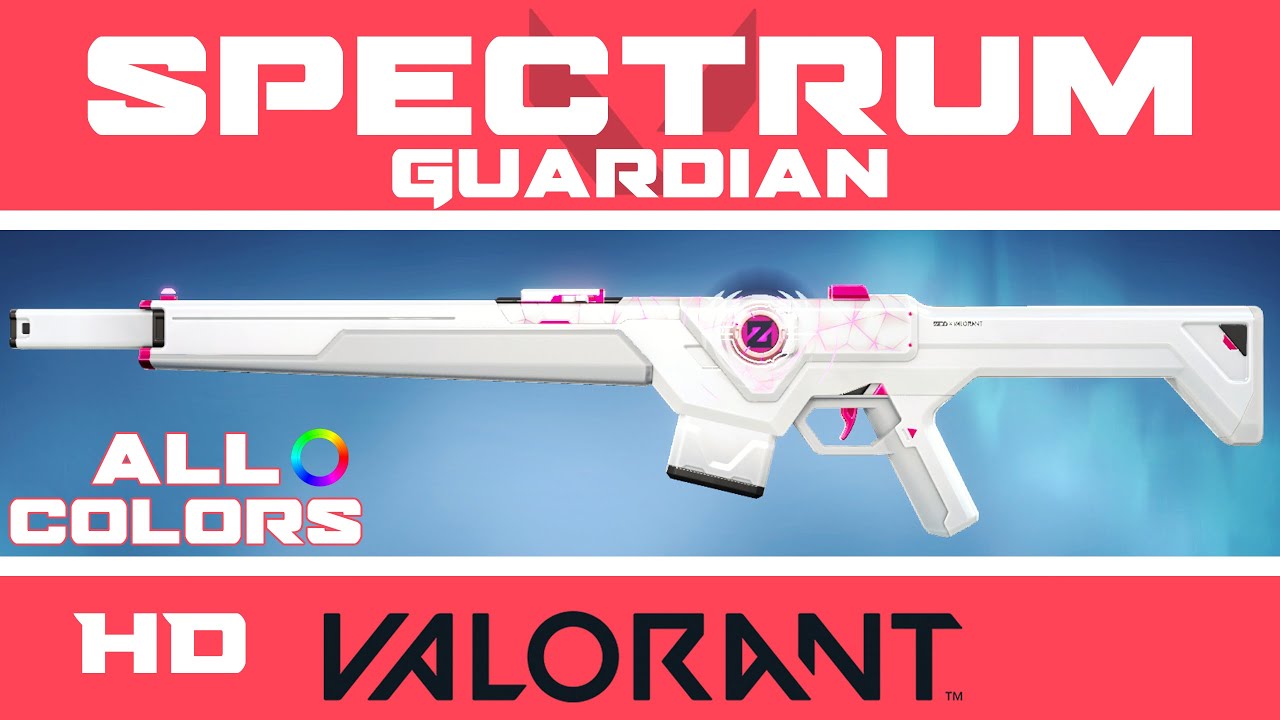 Spectrum Guardian VALORANT SKIN (ALL COLORS) | New Zedd Skins Showcase