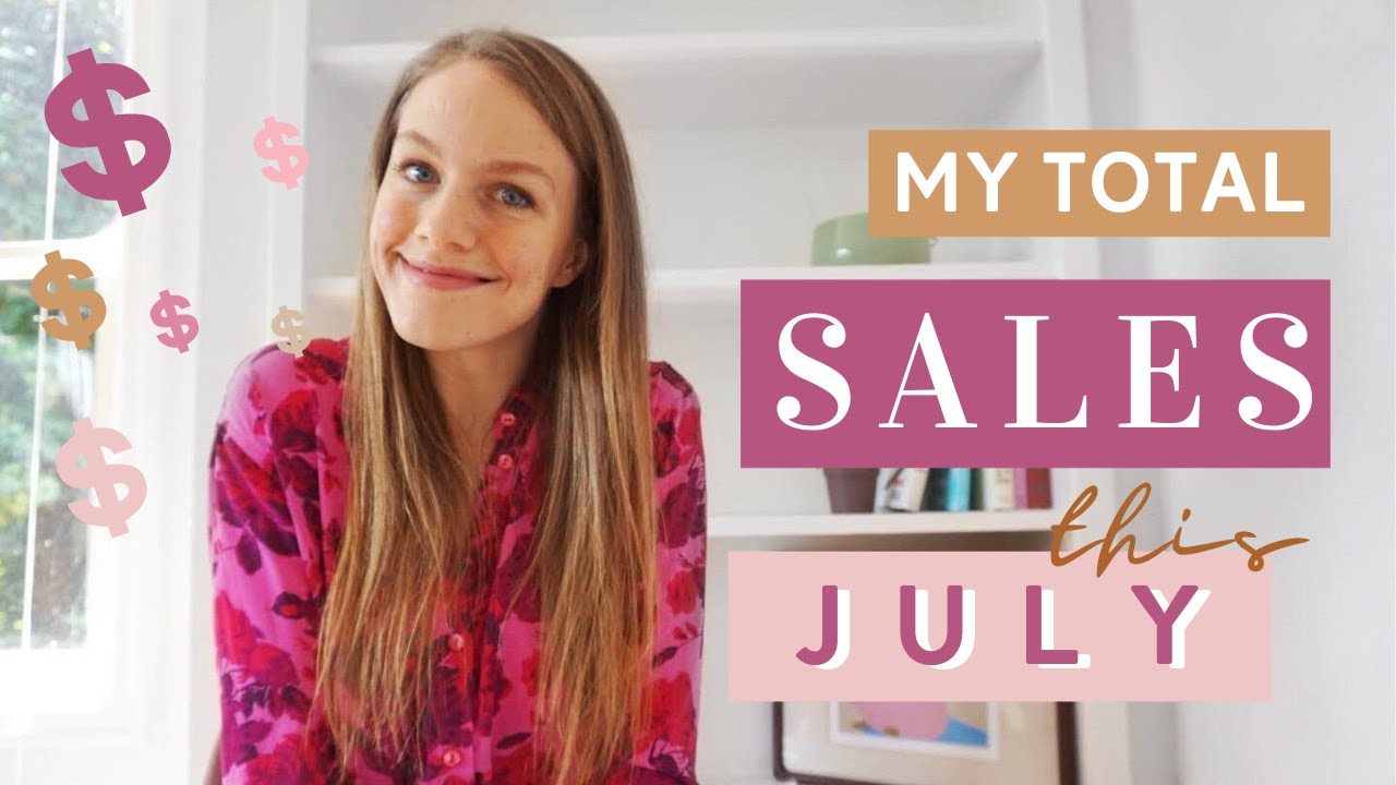 What Sold in July - Total Sales as a Poshmark Reseller $11,000+
