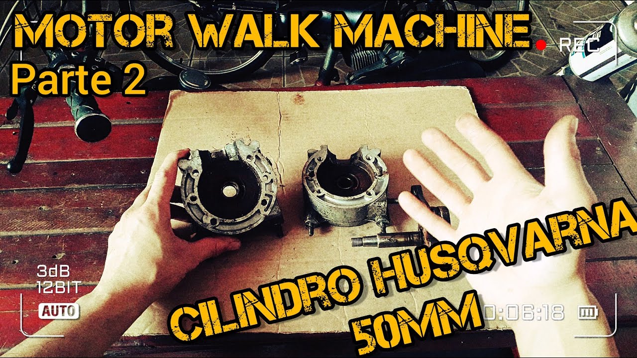 Desmontando motor Walk Machine (big bore Husqvarna 50mm) - Parte 2