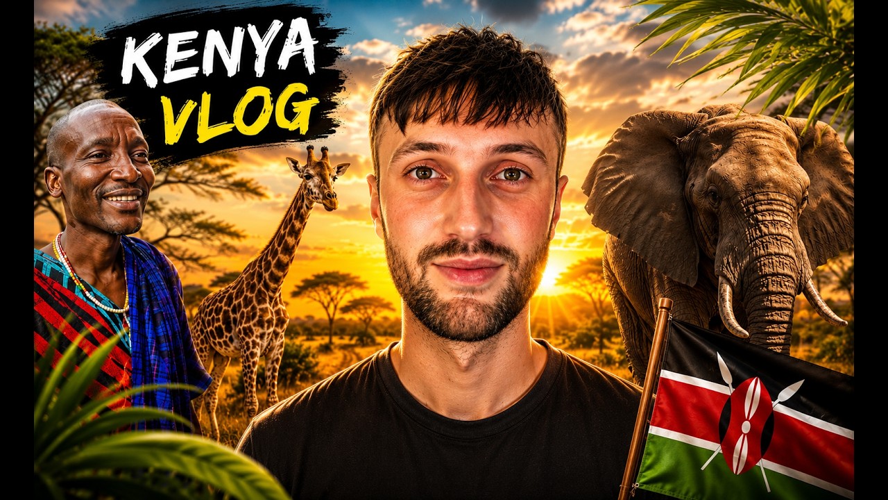 Aventure Extraordinaire au Kenya : Safari, Plages et Découvertes Locales - Vlog Kenya