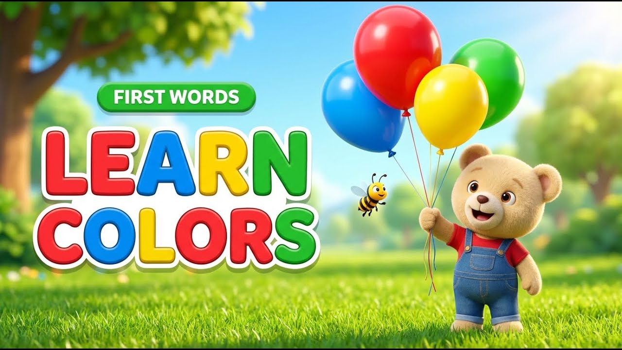 Red, Blue, Green, Yellow! 🔴Learn Colors with Balloons | NNL Kids