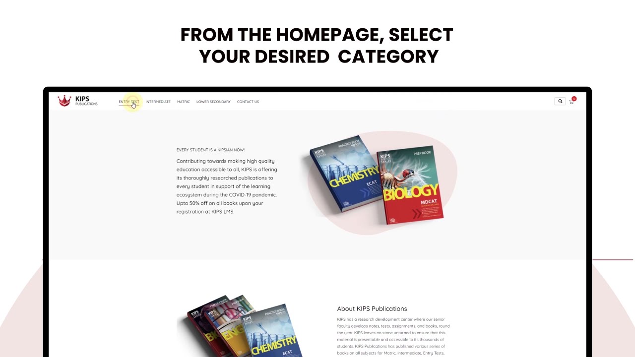 How to Order KIPS Publications Online | Notes | Entry Tests Prep & Practice | KIPS Books