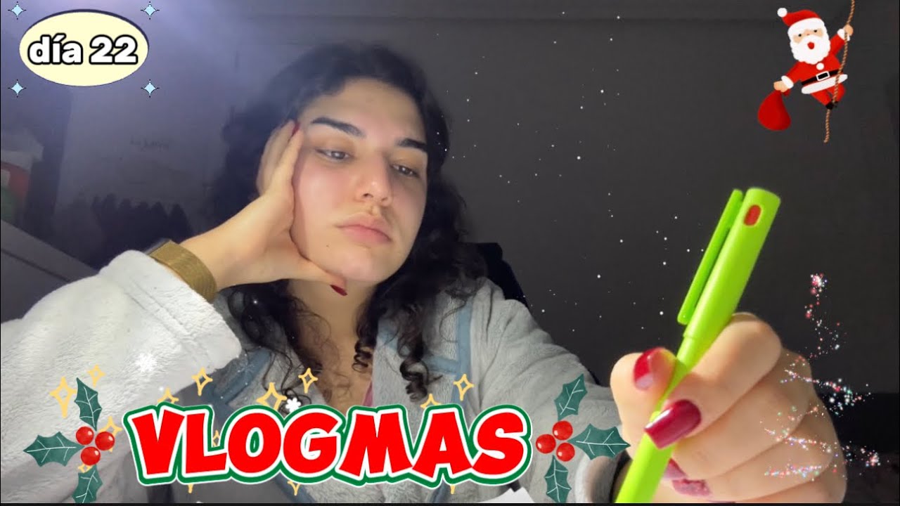 ASMR VLOGMAS 22 📚 Día de estudio