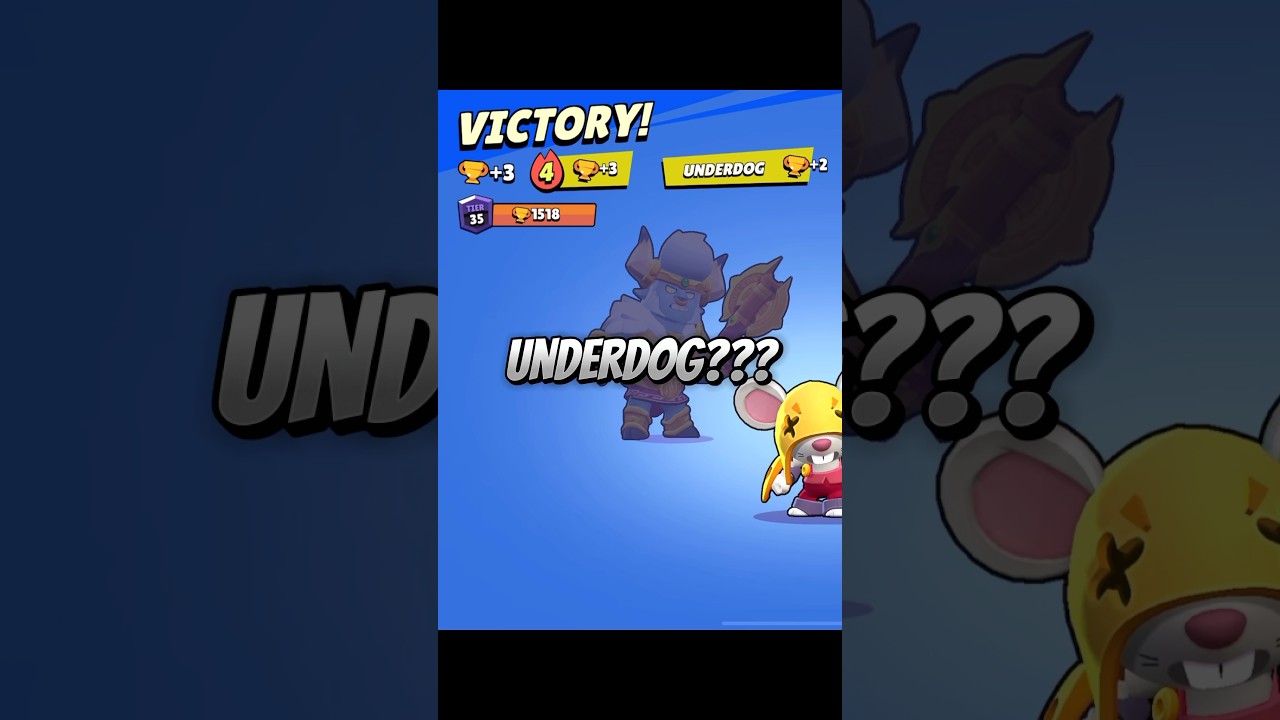 Cursed Underdog Game 💀 #brawlstars #cursed #underdog