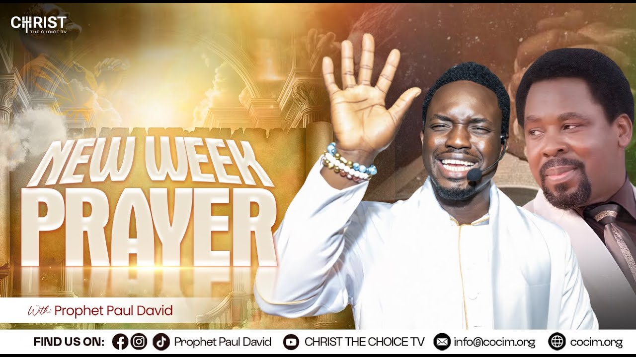 MONDAY ONLINE PROPHETIC FIRE PRAYER WITH PROPHET PAUL DAVID!! #tbjoshualegacy #prophetpauldavid