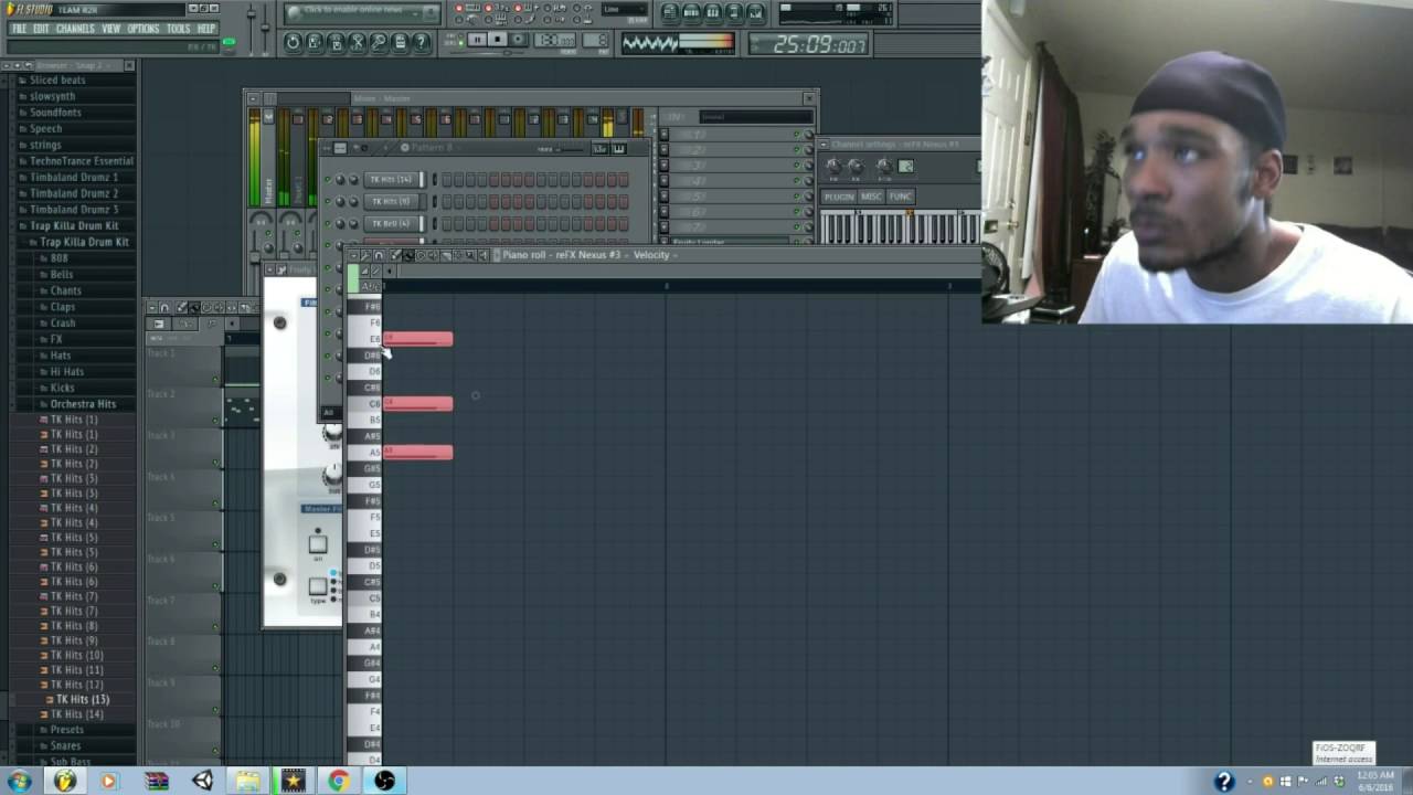 Making A Smooth Hip Hop Beat Live -Dame Stacks-