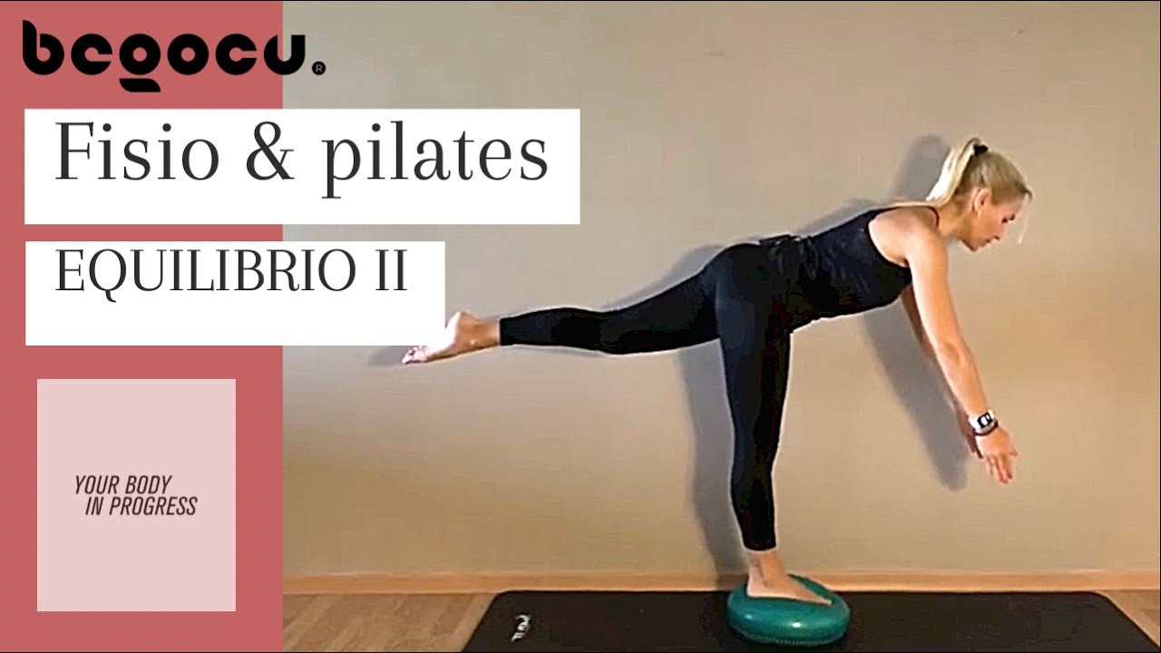 PILATES PARA EL EQUILIBRIO . Segunda rutina de fisiopilates con el disco balance .