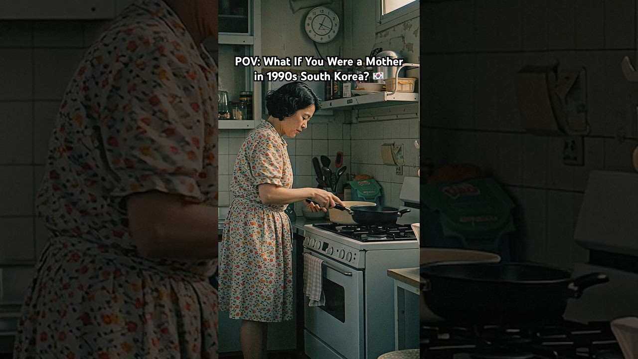 What If You Were a Mother in 1990s South Korea?🇰🇷 #1990s #ai쇼츠 #옛날영상 #shorts #pov #historicalpov