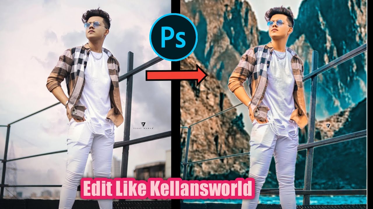 Kellansword Editing Presets | Edit Photo Like Kellansworld in Photoshop | How to change background