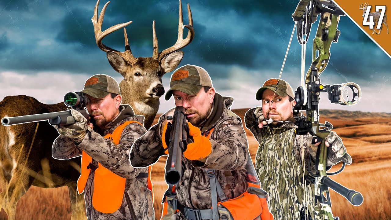 4-DAY HUNTING CHALLENGE! (Bow, Shotgun, Rifle) - DEER DOWN!