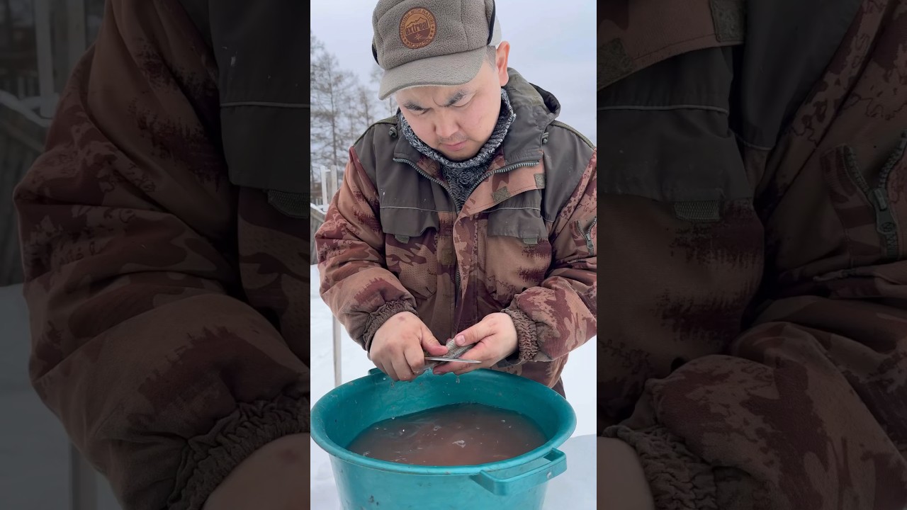 Supa de peste din caras🐟😋 / Уха из карася🐟😋 #north #food #iarna