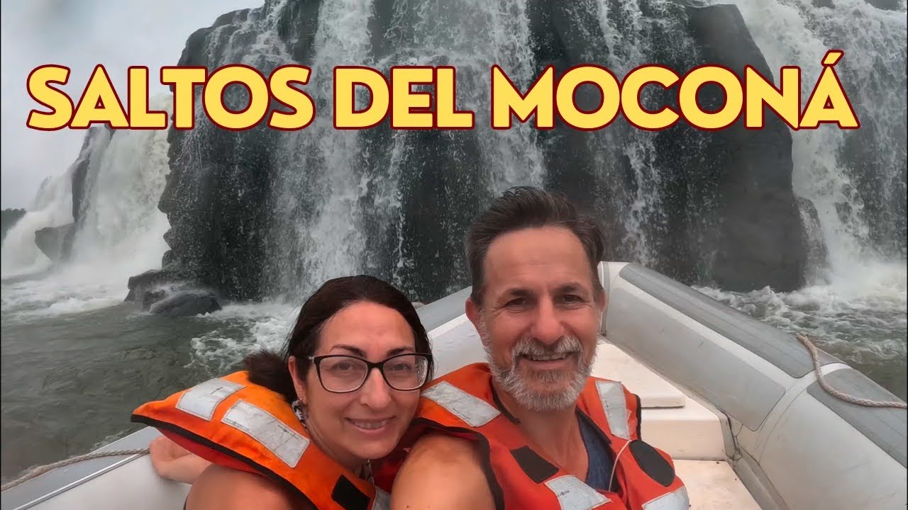 A maior queda da água longitudinal do mundo, Saltos del Moconá ou Yucumã.
