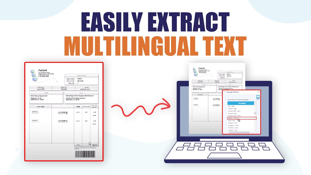 The Simplest way to Process Multilingual Documents