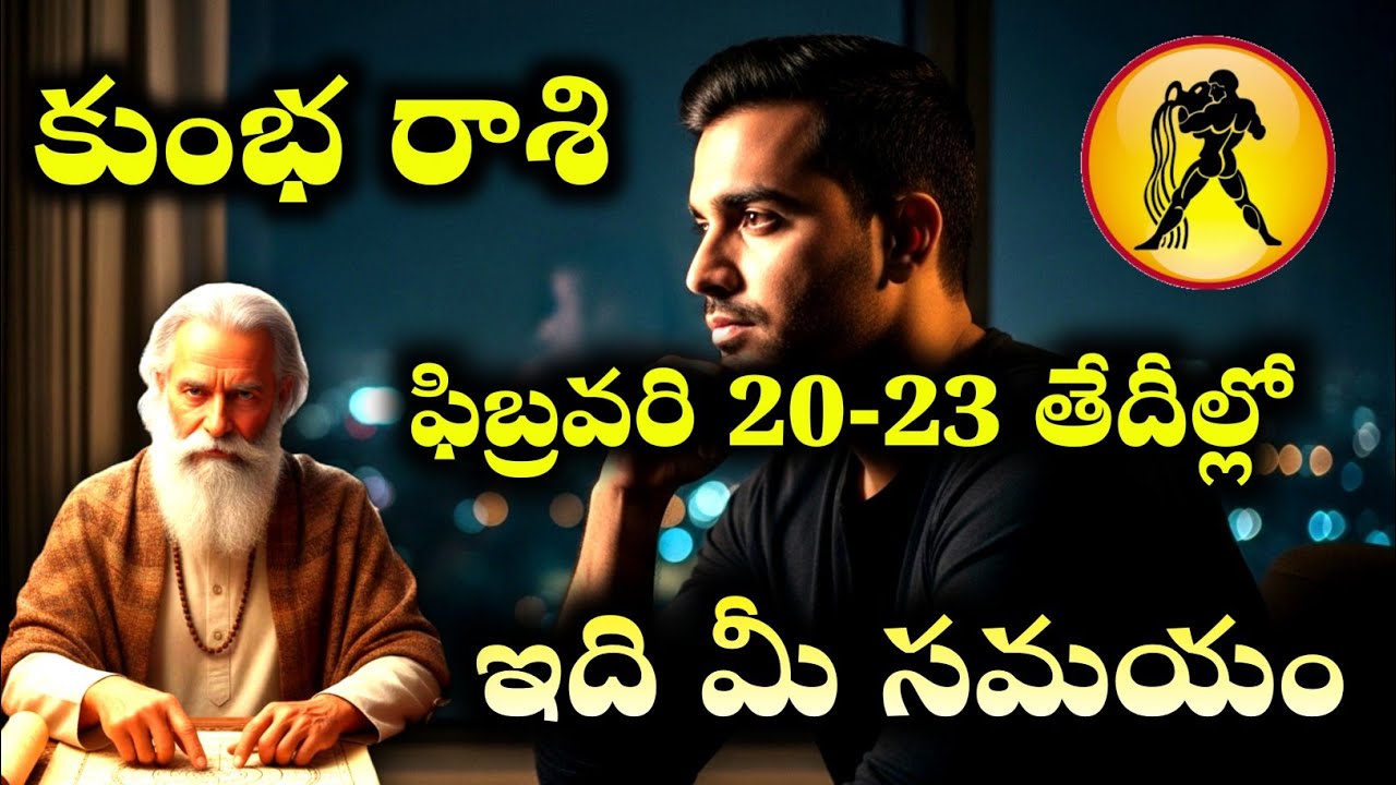 కుంభ రాశి వారికి ఫిబ్రవరి 20-23 తేదీల్లో ఇప్పుడు మొదలయ్యే కొత్త అధ్యాయం Aquarius Horoscope 