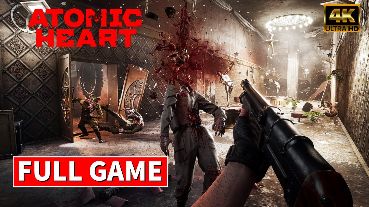 Atomic hearts - Full game Walkthrough / No Deaths and All Weapon Blueprints (4K60FPS)