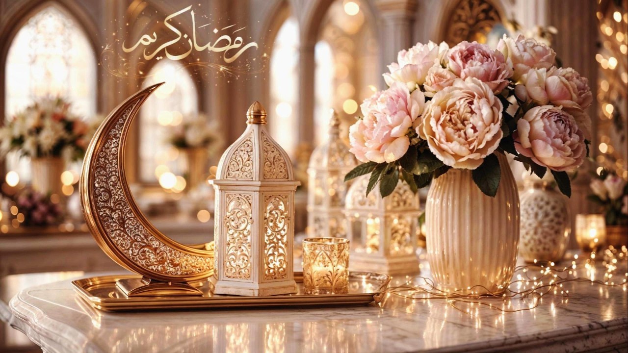 Ramadan Screensaver 🌙 خلفية رمضانية هادئة | Relaxing Islamic TV Art | Relax, Calm, Beautiful Tv art