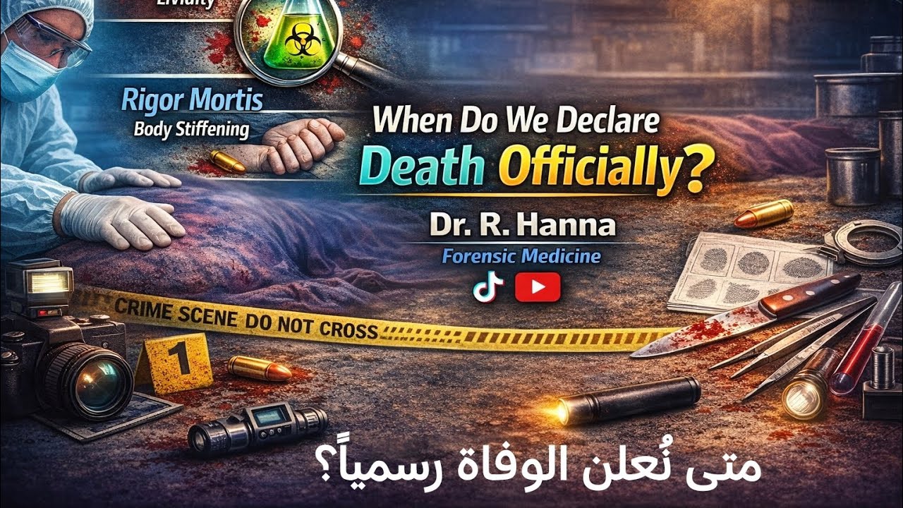 متى نعلن الوفاة رسمياً، كأطباء شرعيين 
