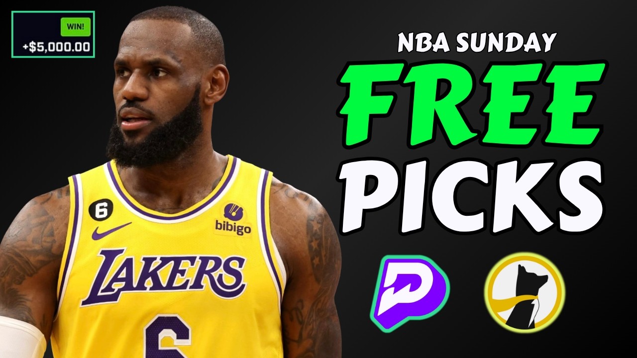 BEST NBA SUNDAY PRIZEPICKS TODAY (HUGE VALUES💥) | PLAYER PROPS & PREDICTIONS April 5th #nba