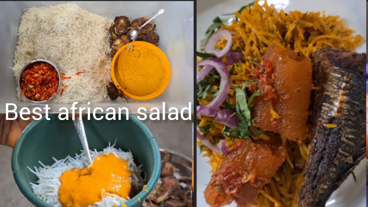 HOW TO PREPARE MOST DELICIOUS AFRICAN SALAD,(ABACHA).FROM WHITE ABACHA TO JOLLOF ABACHA