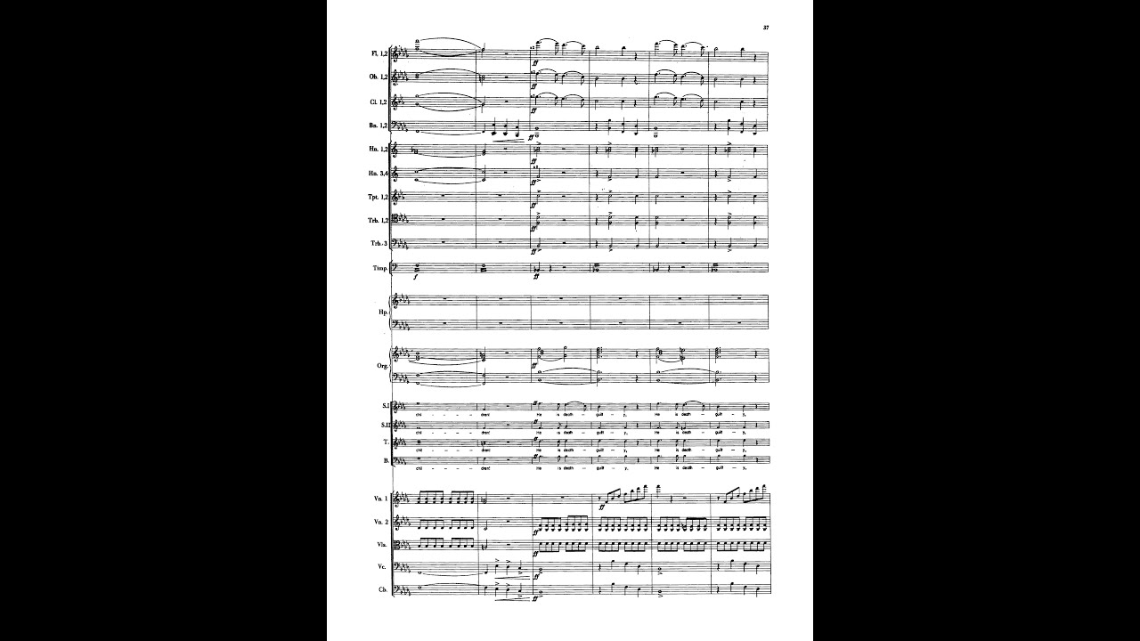 Theodore Dubois - Les Sept Paroles du Christ for Soloists, Choir & Orchestra (1867) [Score-Video]