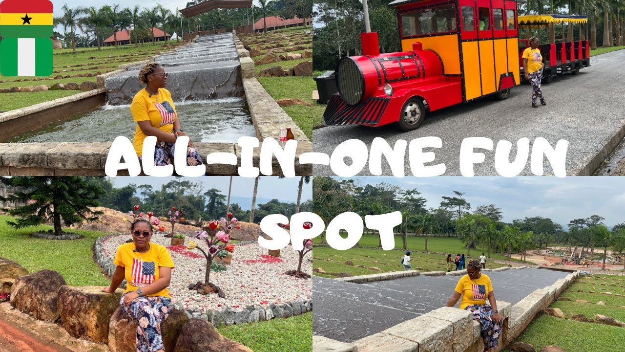 THIS IS WHERE TO TAKE YOUR FAMILY TO IN 🇬🇭 || PAPAYE RECREATIONAL VILLAGE|| 🇳🇬N EXPLORING 🇬🇭