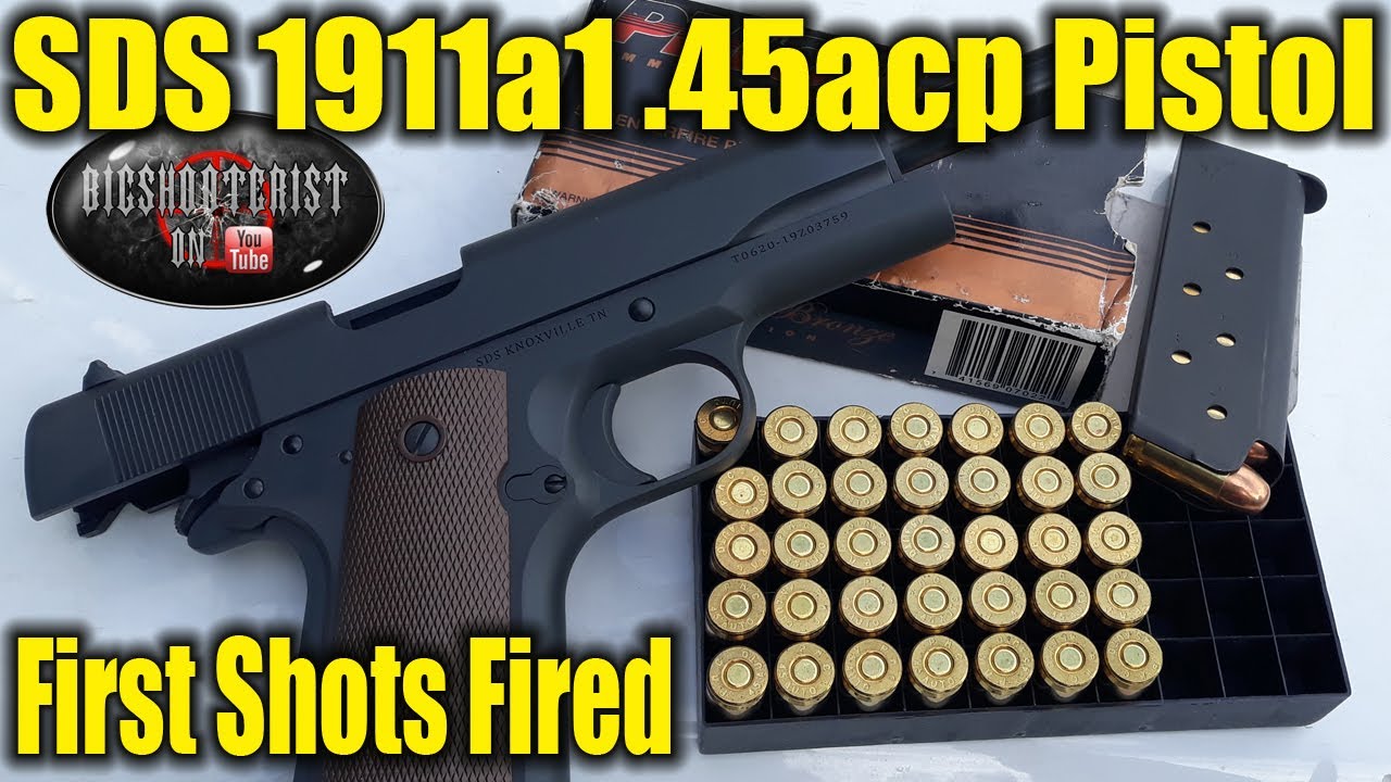 SDS1911 45acp Test Firing