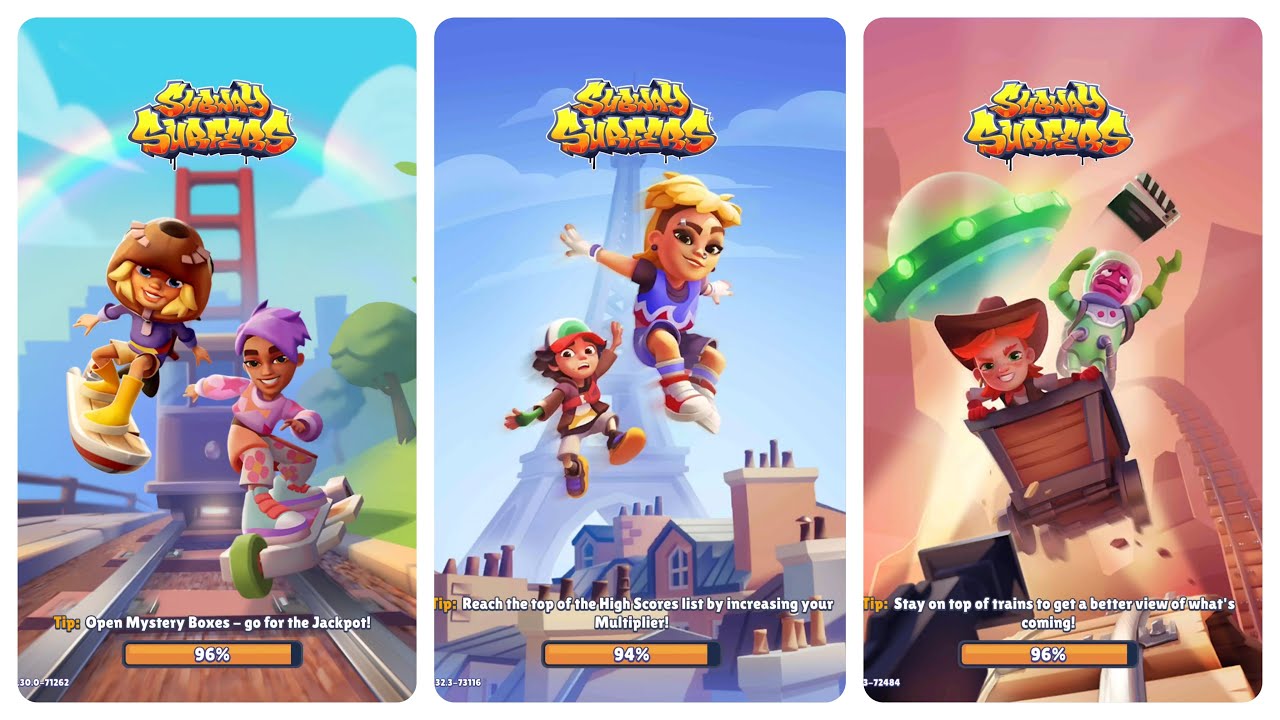 Subway Surfers Paris vs Hollywood vs San Francisco 2024