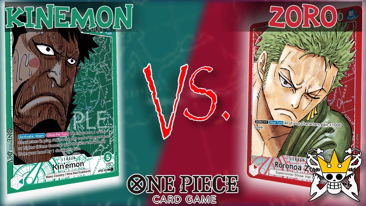 [OP02] Kinemon VS Roronoa Zoro Gameplay || One Piece Card Game