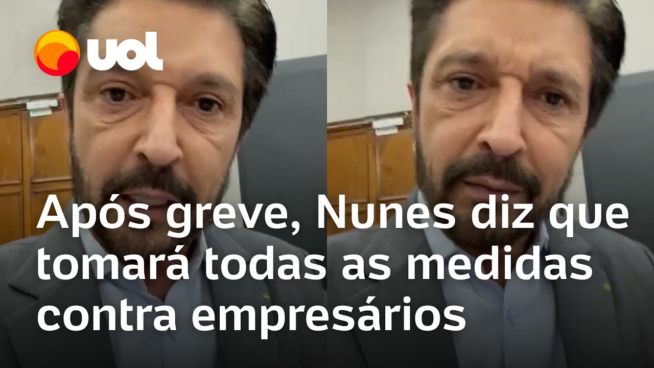 Em meio a greve de &ocirc;nibus, Nunes diz que empres&aacute;rios s&atilde;o irrespons&aacute;veis ao n&atilde;o pagar 13&ordm;