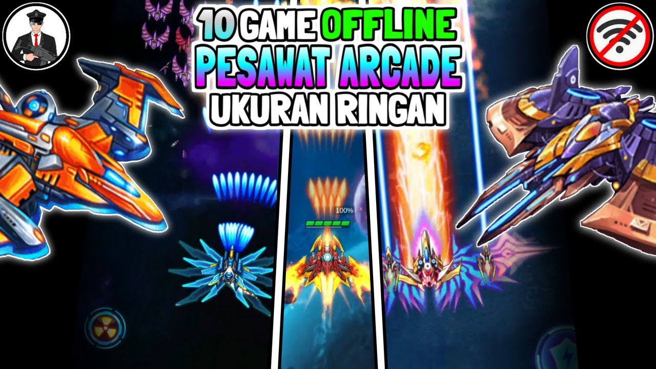 10 Game Android Pesawat arcade Offline | Ukuran Ringan