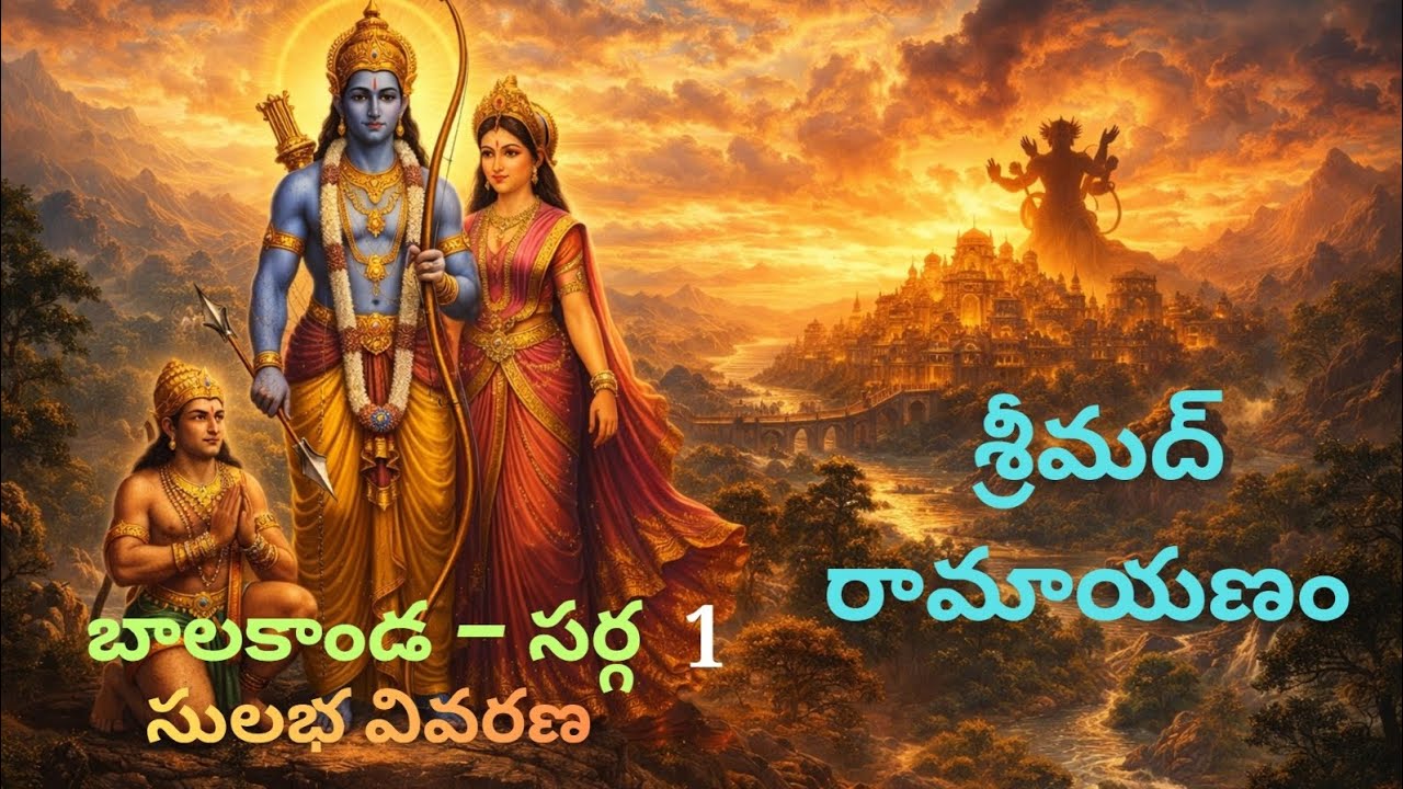 శ్రీమద్ రామాయణం సిరీస్ | బాలకాండ సర్గ 1