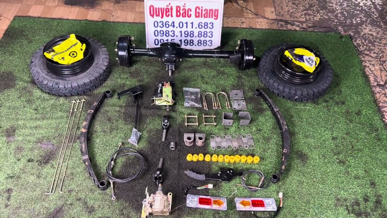 Báo Giá Bộ Phụ Tùng Xe 3 Bánh Tự Chế - Tải Nặng ,Hộp Số Tiến Lùi Như Ô TÔ