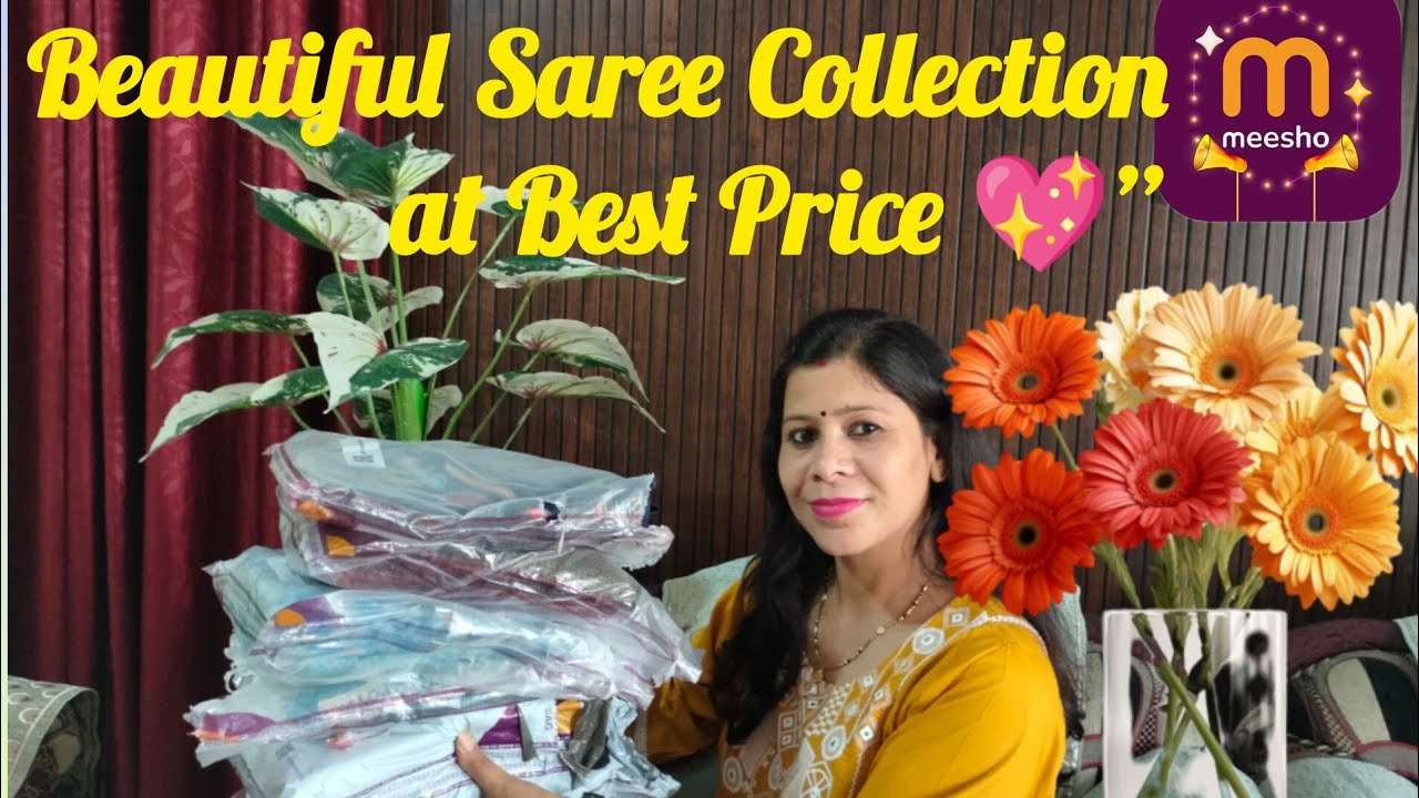 Meesho latest saree haul ❣️ Tryonhaul ❣️ Meenu Rautela 💞