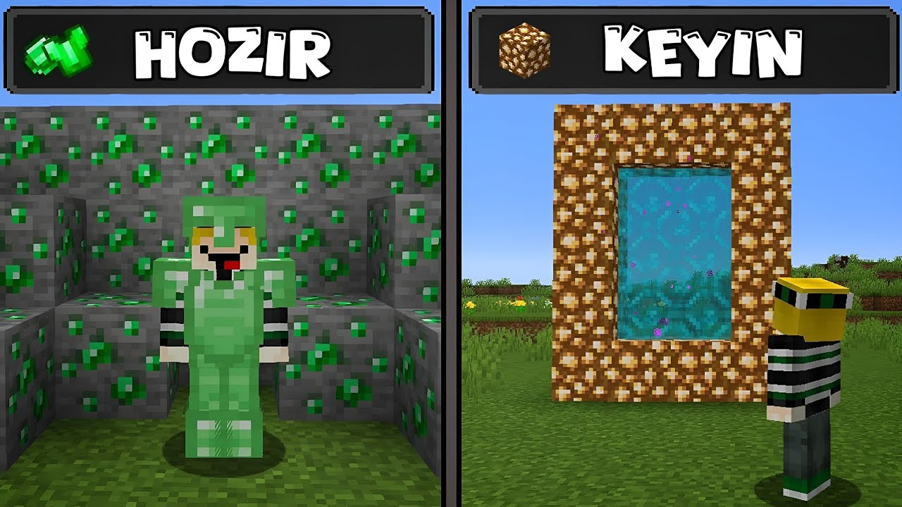MINECRAFTDA EVBONING TARIXI UZBEK TILIDA DUBLAJ 