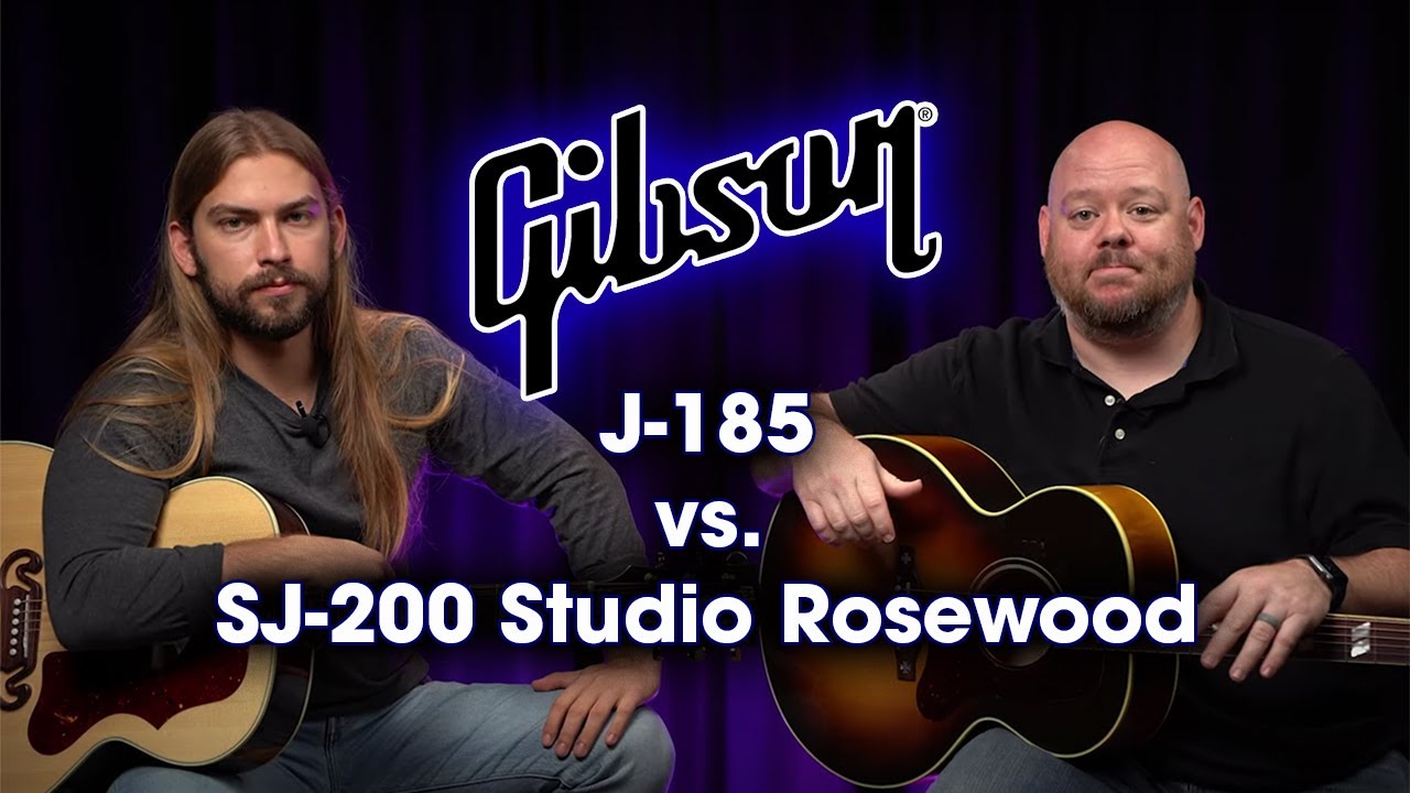 Gibson SJ-200 Studio против J-185 | Битва джамбо