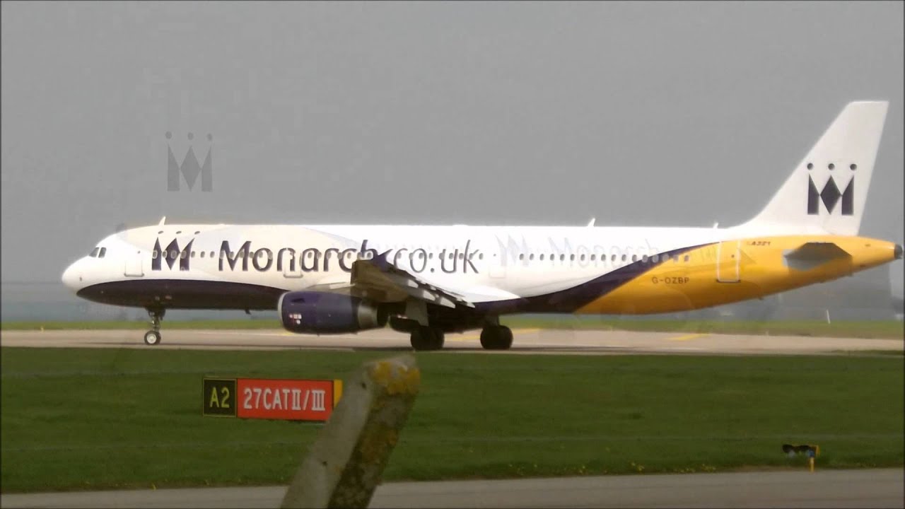 Monarch Airlines | A321 | G-OZBP | Landing & Takeoff At East Midlands Airport | HD