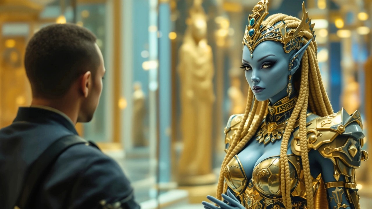 The Alien Woman Entered My Shelter to Escape the Storm, Then Froze When She Saw I Was Human