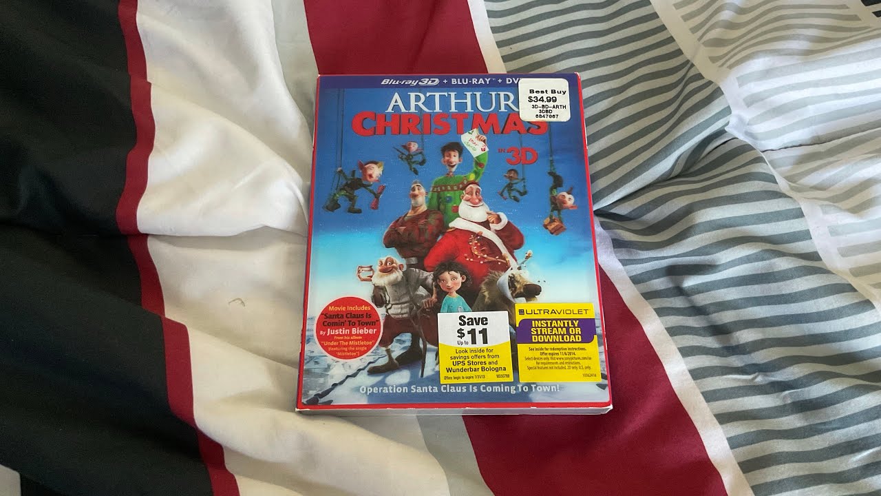 Opening to Arthur Christmas 2012 Blu-ray