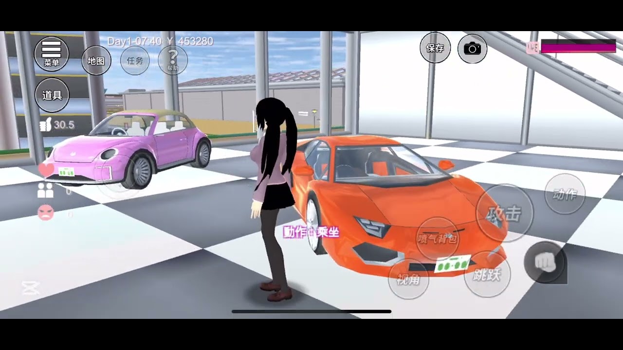 #櫻花校園模擬器 女主今天手癢了…