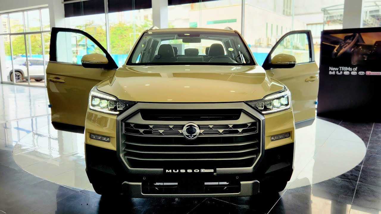 New SsangYong MUSSO Grand ( 2025 ) 4x4 - 2.2L Pick-Up | Interior and Exterior