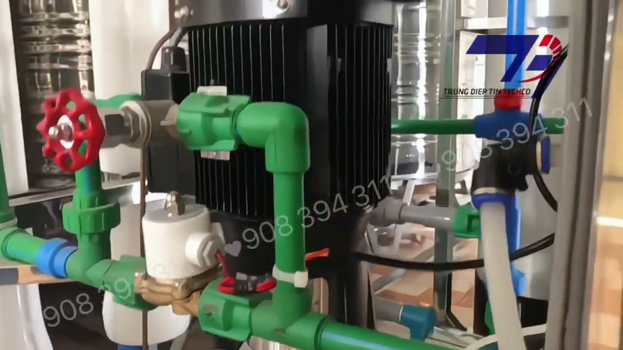 Hệ thống lọc nước tinh khiết 700L/H – Giải pháp sản xuất nước uống đóng bình an toàn, ổn định