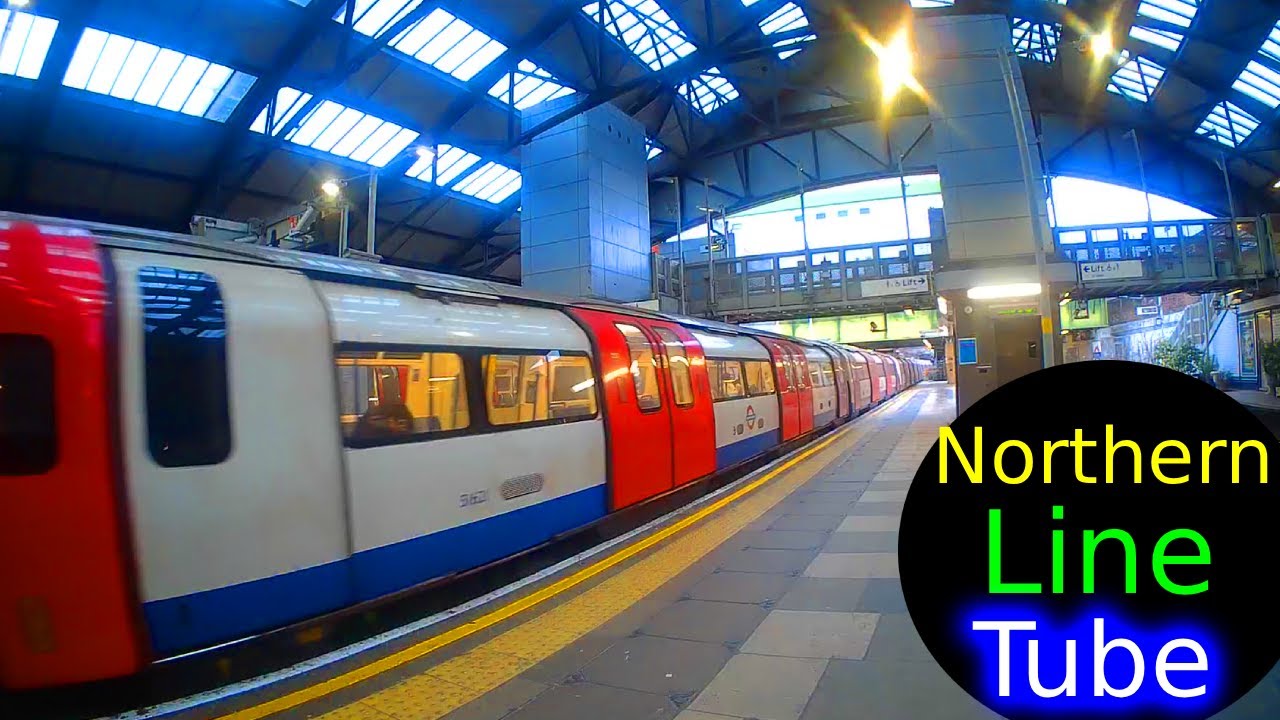 🔴  London Underground Northern Line to Victoria Line Tube 🚇