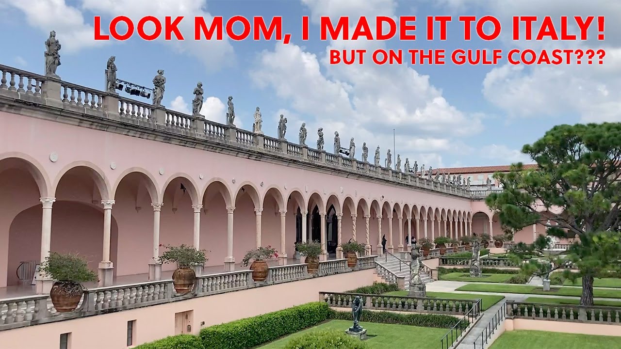 Look mom, I made it to Italy, but on the Gulf Coast?? Stunning Ringling Museum Home Tour. Ep. 30