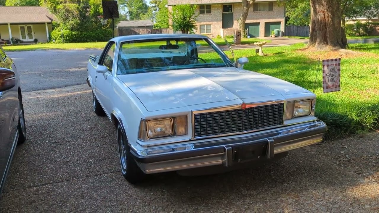 1978 El Camino 305 V8 open headers.