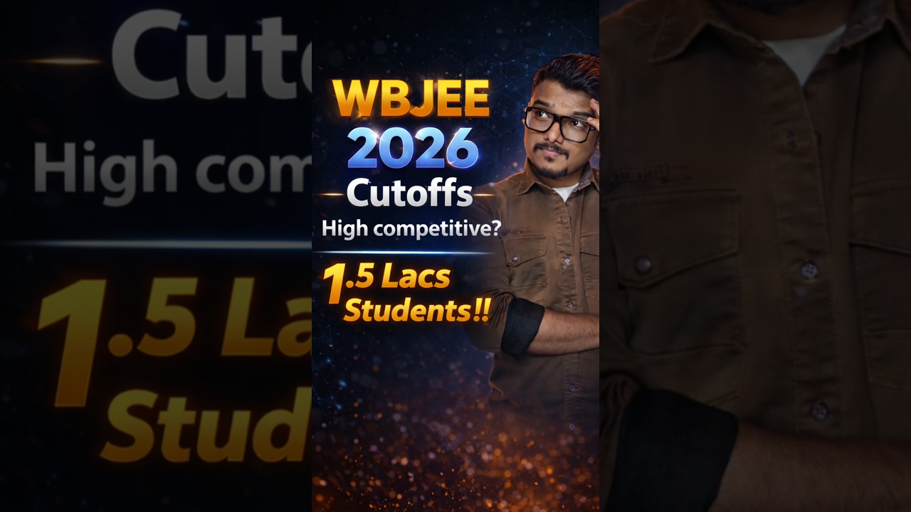 1.5 Lakh Students in WBJEE 2026 😱 | Competition Level? #Shorts #wbjee2026