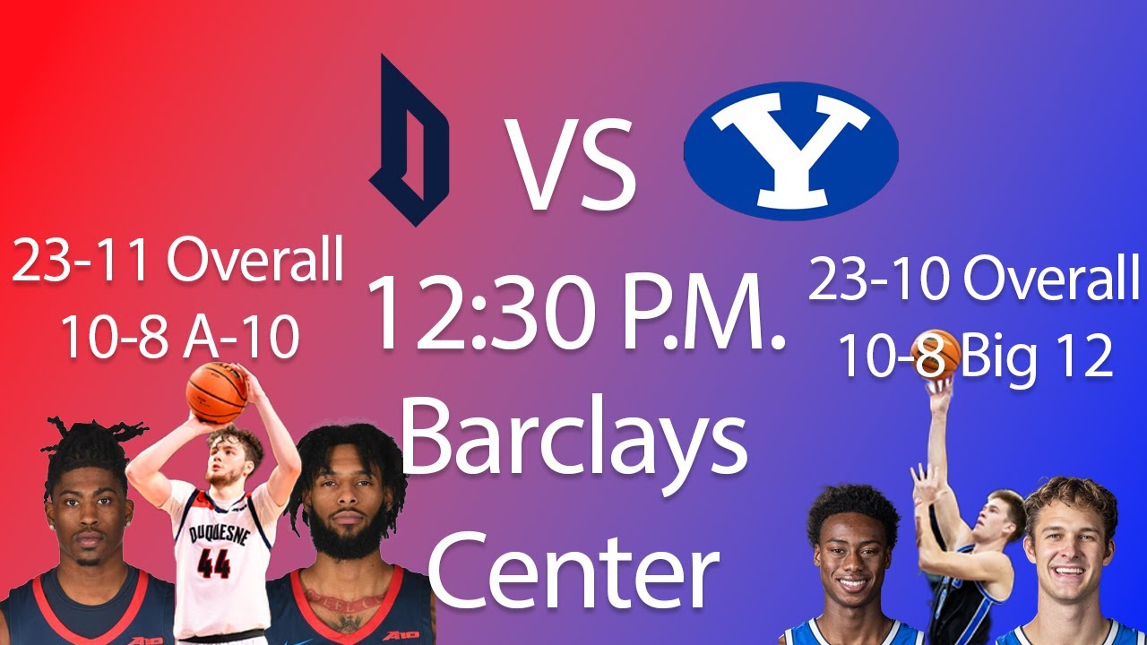 Duquesne vs BYU Pre Game Show First Round March Madness