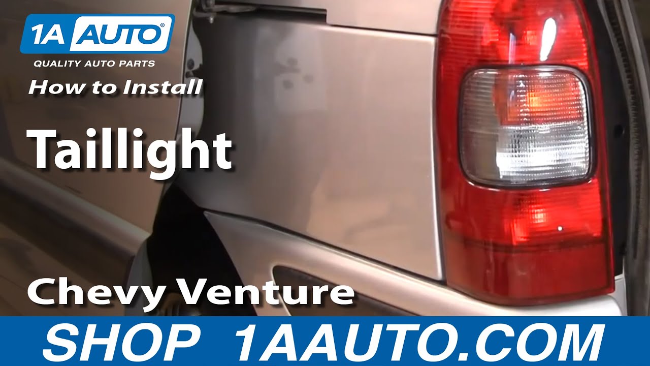 How to Replace Tail Light 97-05 Chevy Venture