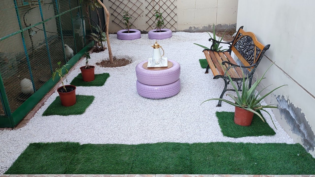 تجديد حديقة المنزل تصميم قبل وبعد Home garden design