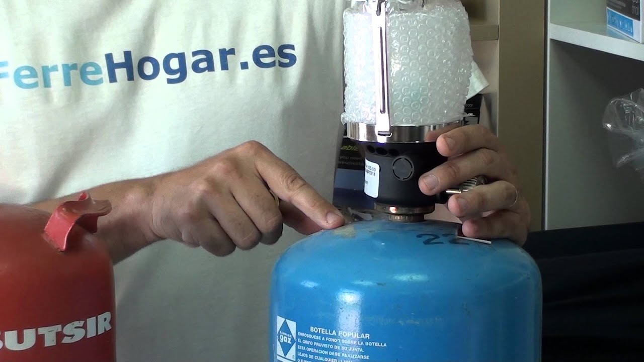 Adaptador Convertidor accesorio 🟦azul Campingaz a botella 🟠naranja Butsir
