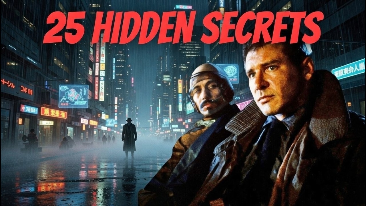 Blade Runner (1982) 25 Hidden Secrets You Never Noticed  Behind the Scenes Facts & Movie Details